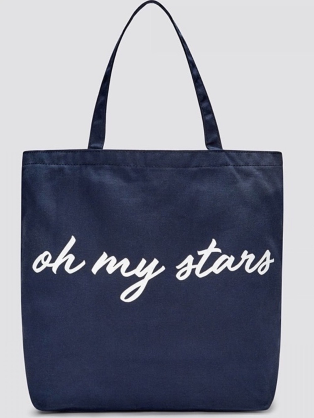 Draper James Navy Tote Bag Oh My Stars New with Tags